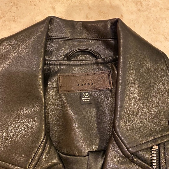 Blank NYC Black Faux Leather Moto Jacket - Picture 9 of 10